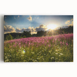 Black and white stretched canvas of a European cityscape, ideal for kitchen wall art or bedroom decor.