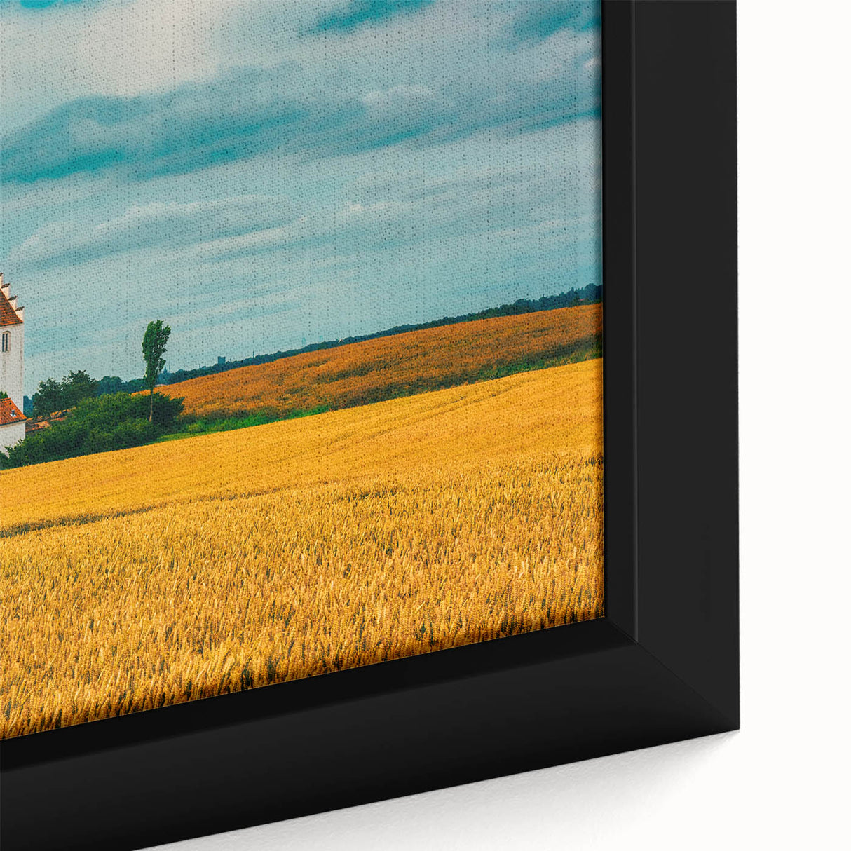 Extra large black wall art featuring a textured, colorful abstract design on a framed canvas, ideal for living room decor.