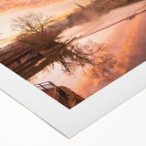 Art Deco poster of Bath, England, in pastel shades on rolled canvas, suitable for dining room or bathroom wall art.