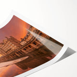 Extra large wall art featuring a line art depiction of flowers in black on a white background.