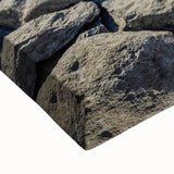 Large art of a black and white landscape painting of Cumbria, England on stretched canvas, suitable for bedroom decor.