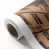 Art deco poster of Oxford scenery in pastel shades on rolled canvas, ideal for nursery wall art.