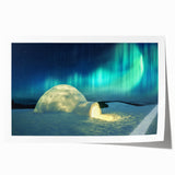 Extra large rolled print of a serene Finnish landscape with lush greenery and a calm lake, ideal for art wall dining room.