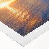 Art deco poster of Nice, France scenery in muted earth tones on rolled canvas, suitable for dining room wall art.