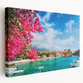 Large canvas print of a Crete, Greece landscape in muted earth tones, ideal for kitchen wall art.