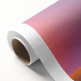 Art Deco-style poster of Tuscany landscape in pastel shades on rolled canvas, suitable for nursery wall art.