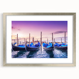 Extra large wall art of Venice scenery in muted earth tones, textured print on framed canvas, ideal for living room.