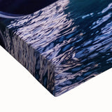 Black and white large art canvas of Venice landscape, ideal for bedroom wall decor.