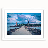 Textured abstract art print of a European scenery in Latvia, with muted earth tones, framed with a white mat.