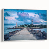 Vintage poster art of a scenic Latvia landscape in vibrant colors on a large framed canvas, ideal for living room decor.