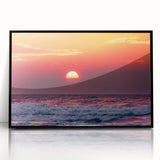 Large abstract wall art featuring a stylized Lithuanian landscape in muted earth tones on a framed acrylic.