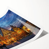 Extra large wall art featuring line art flowers in black on white, rolled print format, suited for large living room walls.