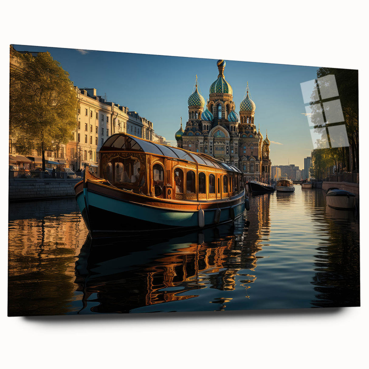 Large abstract wall art of St.