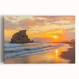 Black and white stretched canvas of Andalucia, Spain scenery, ideal for kitchen art.