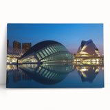 Black and white stretched canvas of Valencia scenery, ideal for kitchen wall art or bedroom ambiance.