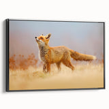 Black and white framed canvas depicting a vintage Swedish landscape, ideal for bedroom wall decor.