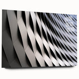Large abstract wall art of a European scenery in Switzerland, depicted in muted earth tones on acrylic glass.