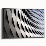 Black and white landscape art painting of a Swiss scenery on framed canvas, ideal for bedroom wall decor.