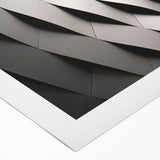 Art deco poster of a serene Swiss landscape in muted green and blue tones on rolled canvas, ideal for dining room wall art.