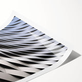 Extra large wall art featuring line art flowers in muted earth tones on a rolled print, ideal for large living room decor.