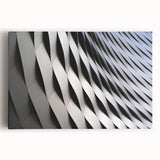 Black and white photograph of a Swiss landscape on stretched canvas, ideal for kitchen wall art.
