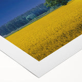 Art Deco poster of a European Ukrainian landscape in muted earth tones on rolled canvas, suitable for dining room decor.