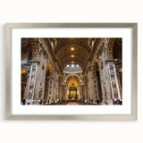 Textured art depicting the Vatican, in muted earth tones on a framed canvas, suitable for bedroom decor.