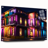 Acrylic print of Guanajuato, Mexico scenery with vibrant colors, ideal for dining room art.