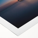 Art deco poster of Oaxaca scenery in muted earth tones on rolled canvas, suitable for dining room wall art.