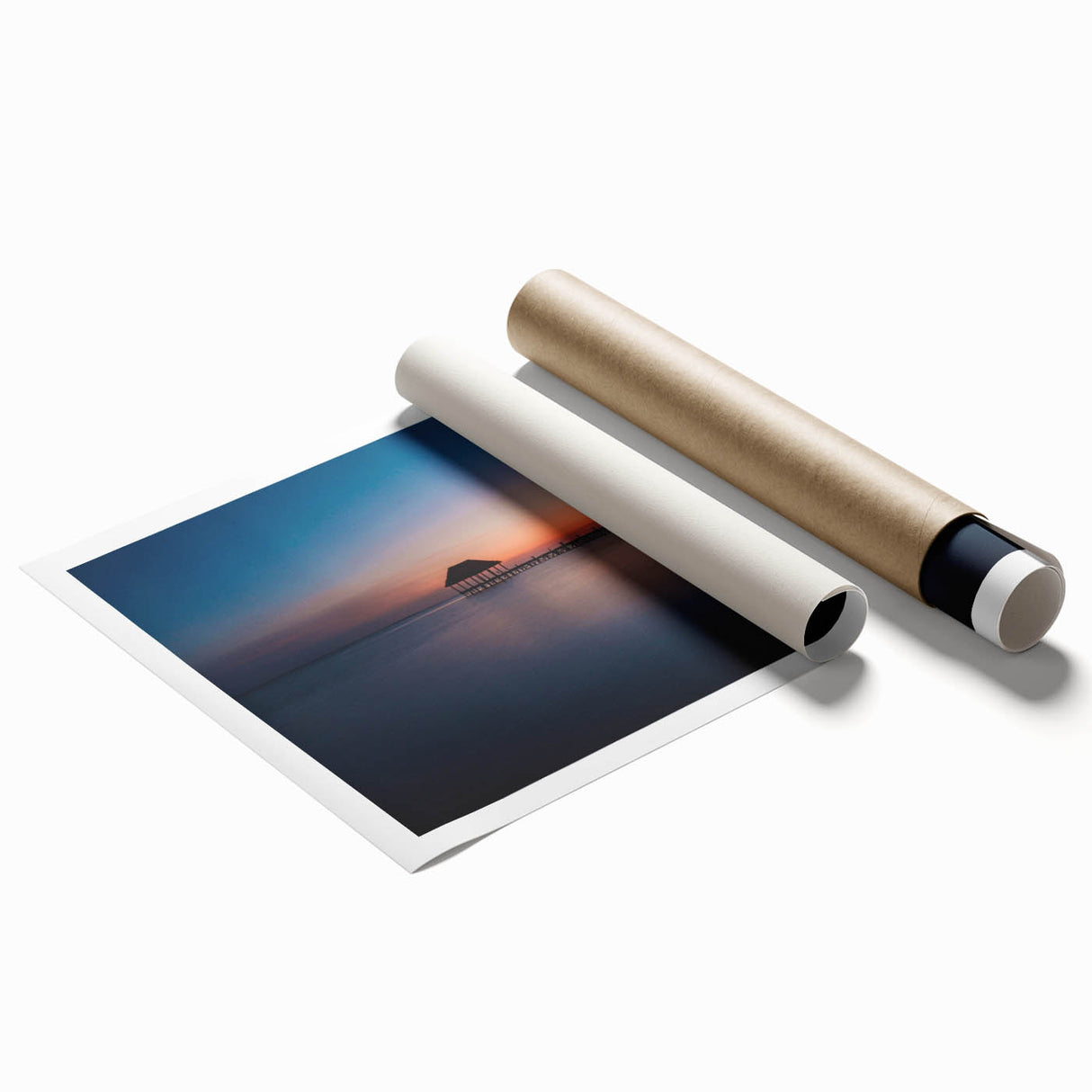 Extra large rolled print of Oaxaca scenery with vibrant floral elements.