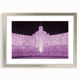 Textured art of an abstract Yucatán scenery in muted earth tones, framed in silver, ideal for bedroom art.