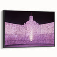 Black and white framed canvas of Yucatan landscape, ideal for bedroom wall art in a vintage poster style.