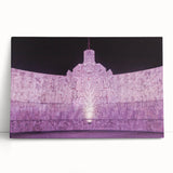 Black and white stretched canvas of Yucatan scenery, ideal for kitchen wall art or bedroom ambiance.