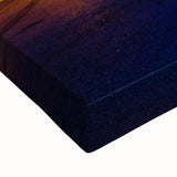 Black and white landscape art painting of Dubai skyline on stretched canvas, ideal for bedroom wall art.