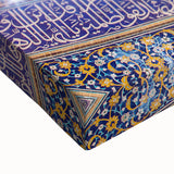 Black and white landscape art painting of a Middle Eastern scenery on a large stretched canvas, ideal for bedroom wall decor.