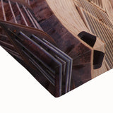 Large art of Tel Aviv landscape in black and white on stretched canvas, suitable for bedroom wall decor.