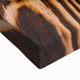 Large art of a black and white landscape painting of a Middle Eastern scenery on stretched canvas.