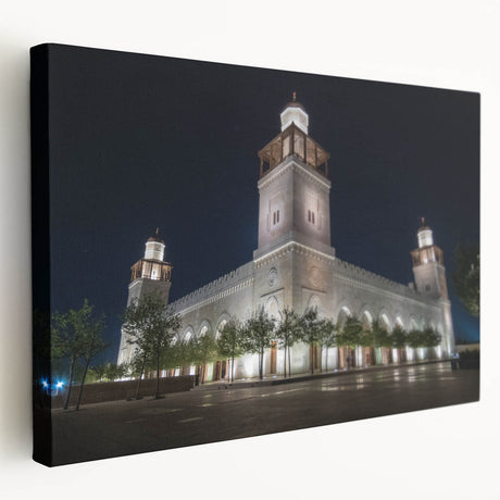 Large canvas print of Jordanian landscape in earth tones, ideal for kitchen wall art.