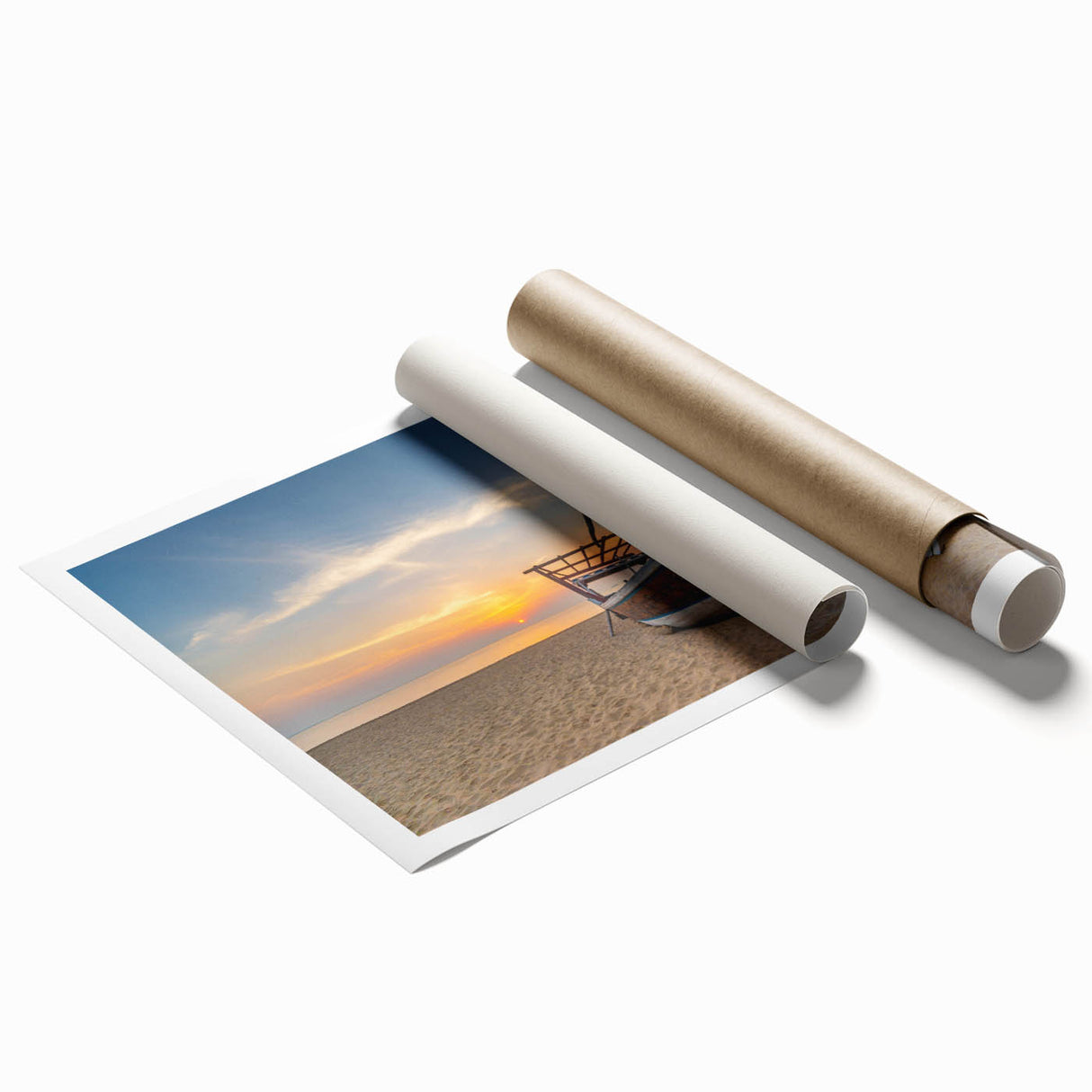 Extra large rolled print featuring a floral art design with soft color tones, ideal for classy bathroom wall art.