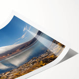 Extra large wall art featuring line art flowers in a monochrome palette on rolled print.