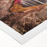 Art deco poster featuring a vibrant scene from South America on rolled canvas, ideal for dining room wall art.