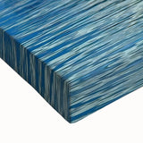 Large art of a Galapagos landscape in black and white on stretched canvas, ideal for bedroom wall decor.