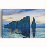Black and white stretched canvas featuring a panoramic Galapagos scenery, ideal for kitchen art.