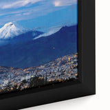 Extra large black wall art featuring a textured, colorful abstract design on framed canvas, ideal for living room decor.