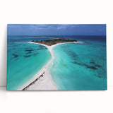 Black and white stretched canvas featuring a panoramic view of a Venezuelan landscape, ideal for kitchen wall art.