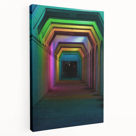 Large art depicting a scenic Alabama landscape on stretched canvas, featuring green and blue tones.