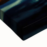 Black and white landscape art painting of Lake Powell on large stretched canvas, suited for bedroom wall decor.