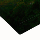 Black and white landscape art painting of Arkansas scenery on stretched canvas, ideal for bedroom wall art.