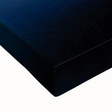 Black and white landscape art painting of Lake Tahoe on stretched canvas, ideal for bedroom wall art.