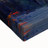 Large art depicting Yosemite landscape in black and white on stretched canvas, suitable for bedroom wall decor.